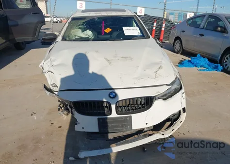 2018 BMW 430I z USA, uszkodzony, nr VIN WBA4W3C51JAE99475